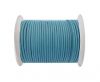 Round Leather Cord 4mm- SE R Light Blue