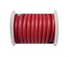 Round Leather Cord -5mm - Dark Pink