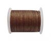 Round Leather Cord SE/R/Copper - 3mm