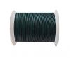 Round Leather Cord  - Forest Green - 1mm