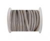Round Leather Cord -  L.Taupe-5mm