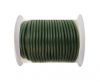 Round Leather Cord - SE. Army Green  - 3mm