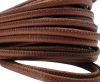 Round stitched nappa leather cord Light Bordeaux-2,5mm