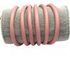 Round stitched nappa leather cord Pink -6mm