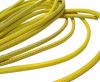 Round stitched nappa leather cord Yellow-4mm