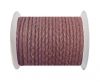 Round Braided Leather Cord-SE-24-4mm