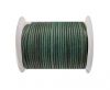 Round Leather Cord SE/R/Matt Finish-Green - 3mm