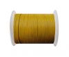 Round Leather Cord SE/R/07-Yellow - 2mm