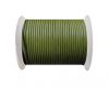 Round Leather Cord SE/R/22-Pistachio Green - 1,5mm