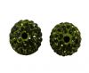 Shamballa-Bead-10mm-Olive Green