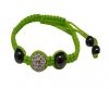 Shamballa Bracelet SB-Crystal-Flour Green-Style-4