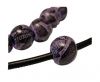Snake Wooden Beads- Purple -16mm,Hole 6mm