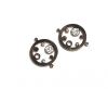 Stainless steel charm SSP-343-25mm