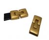 Stainless Steel Snap Lock Clasp - MGST-14-10*2,5mm-Matt Gold