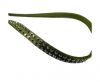 Suede Cord with studs-5mm-Silver-Green