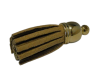 Tussels-Suede-Gold Caps-Camel-30mm