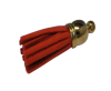 Tussels-Suede-Gold Caps-Dark Pink-30mm