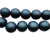 Wooden Beads-25mm-Metalic Dark Blue