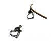 Zamak Lobster Claw Clasps-FI-7066-10mm-Steel Colour