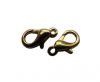 Zamak Lobster Claw Clasps-SE-1227 - Gold Plated 