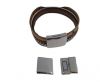 Zamak magnetic claps MGL-298-15*3mm-steel