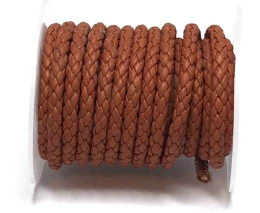 Round Braided Bolo cords - 6mm-orange_