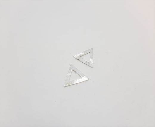 Silver plated Brush Beads - 8427