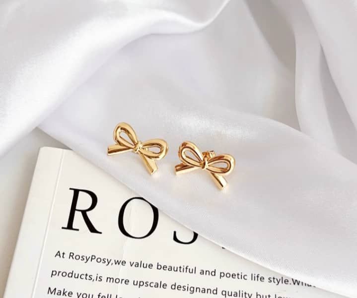 Stainless Steel Earnings - SSEAR45-PVD Gold plated