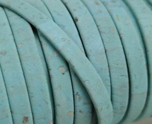 Cork Flat-5mm-light blue
