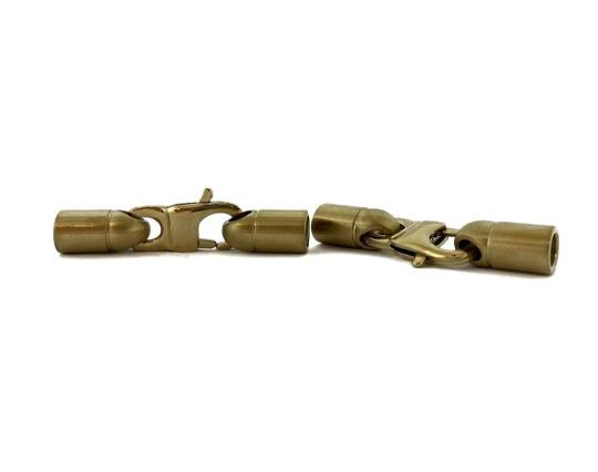 Stainless Steel Magnetic Clasp,Gold Matt,MGST-108 6mm
