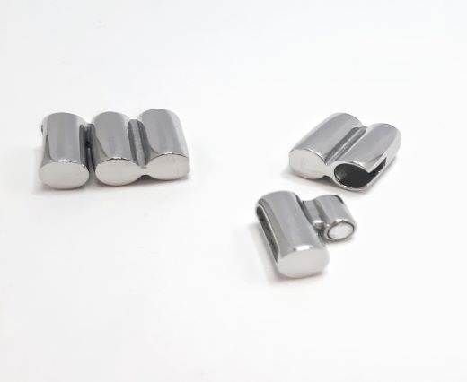 Stainless Steel Magnetic Clasp,Steel,MGST-70-12*3mm