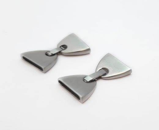 Stainless Steel Magnetic Clasp,Matt,MGST-110-14*2,5mm