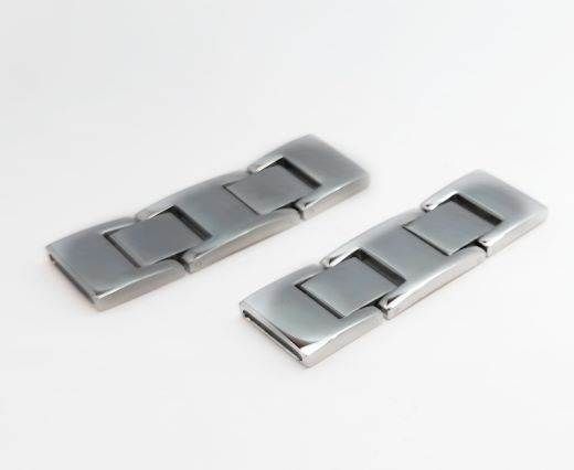 Stainless Steel Magnetic Clasp,Matt,MGST-74-14*2,5mm
