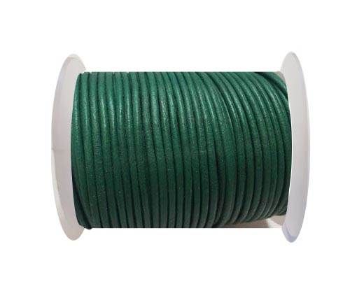 Round Leather Cord SE/R/Green - 3mm