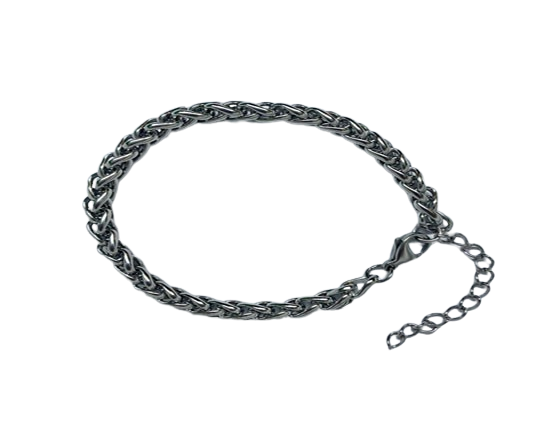 Round Wire Twisted Chain – Silver