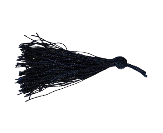 Satin Tussels-Dark Blue