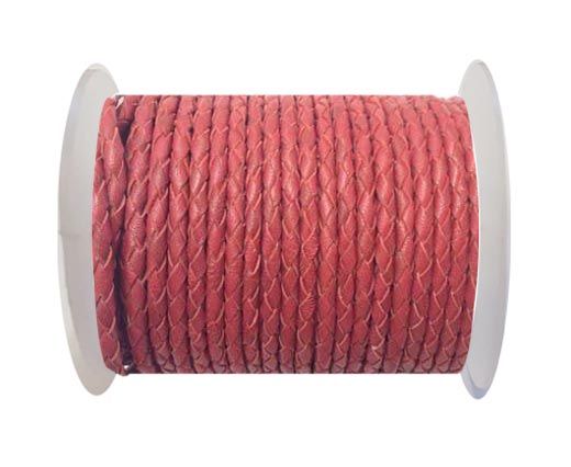 Round Braided Leather Cord-SE-16-4mm