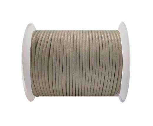 Round Leather Cord SE/R/06-White - 2mm