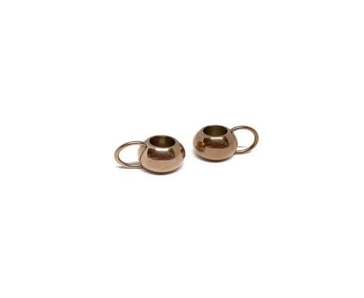 Stainless steel part for leather SSP-207 -6mm Rose Gold