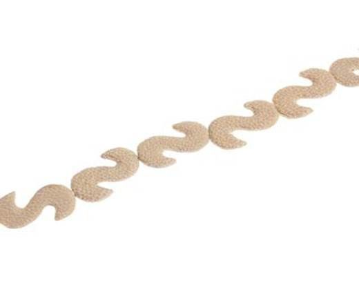 Sting Ray Beads - s-form-ivory-non-polish