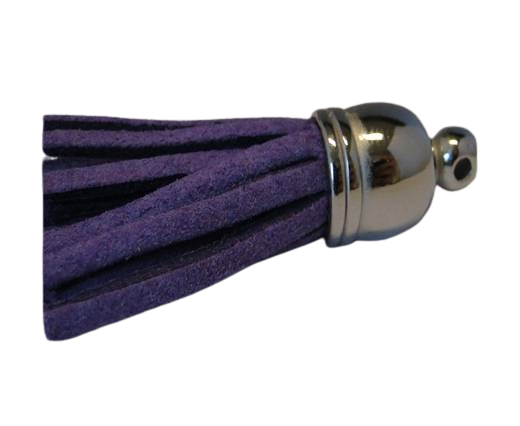 Tussels-Suede-Silver Caps-Purple-30mm