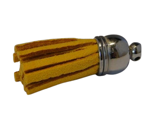 Tussels-Suede-Silver Caps-Yellow-30mm