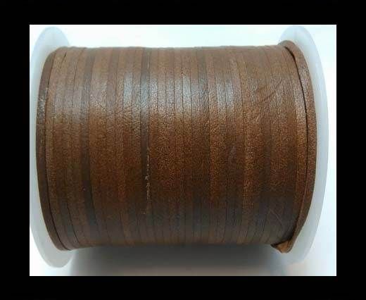 Cowhide Leather Jewelry Cord - 5mm-27402 - Antique Brown