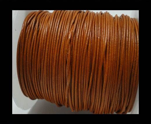 Round Leather Cord -1mm - Cinnamon