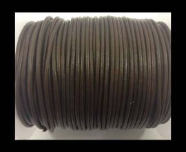 Round Leather Cord-1,5mm-tan