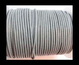 Round Leather Cord-1,5mm-plain-LIGHT GREY