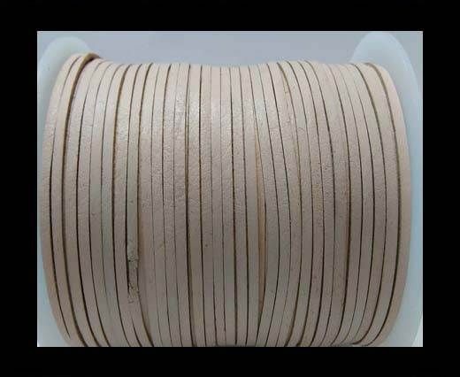 Cowhide Leather Jewelry Cord - 3mm-27407 - Natural