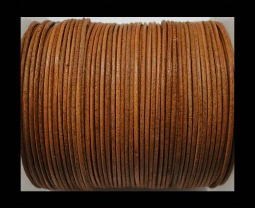 Round Leather Cord -1mm- Vintage Tan