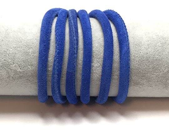 Real Nappa Suede Round-6mm-Blue