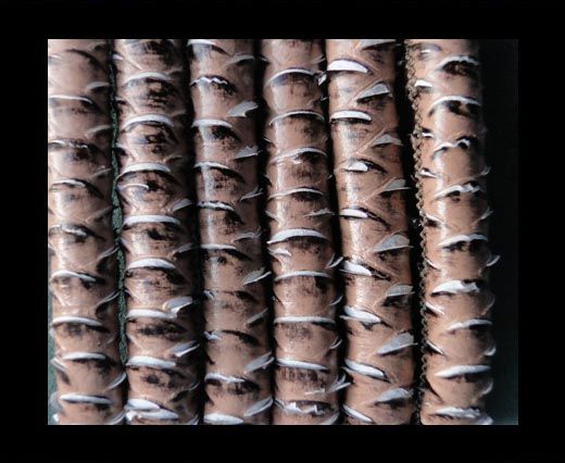 Round stitched nappa leather cord Style4